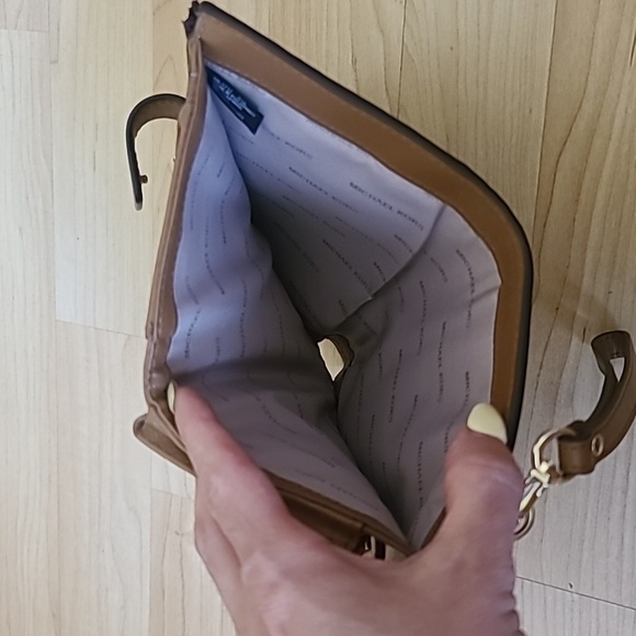 NWOT Michael Kors Jet Set Signature MK Logo Brown Double Zip Wristlet/Wallet - Picture 9 of 11